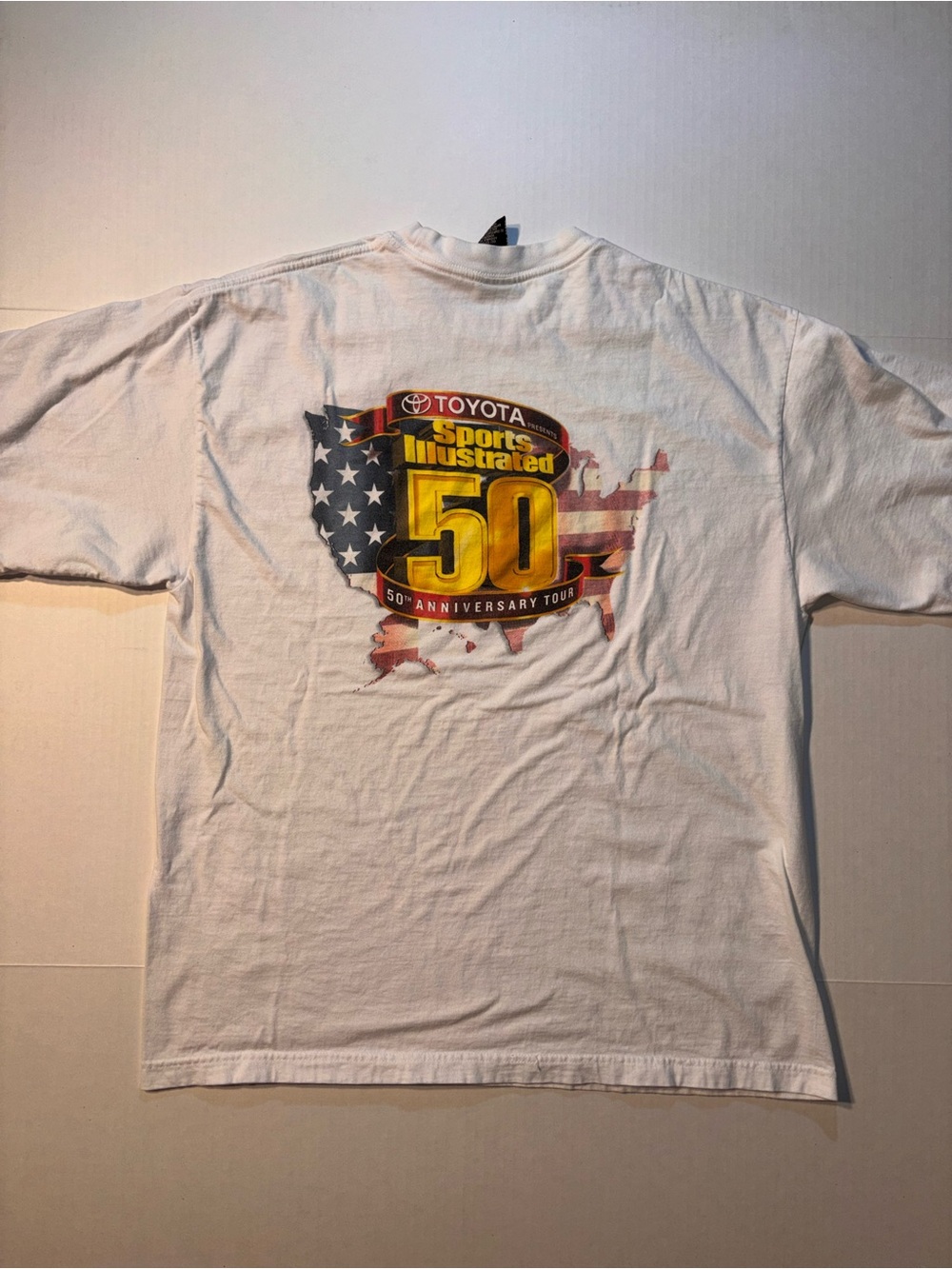Vtg Starter Sports Illustrated Toyota 50th Anniversary Tour Y2K T-shirt Large